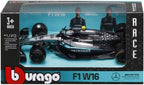 Bburago 1:43 Scale Formula 1 Diecast Model Car | F1 Racing Series Special Edition Collectible Miniature Miniature Car | Premium Injection Molded Metal & Plastic with Window Box Display