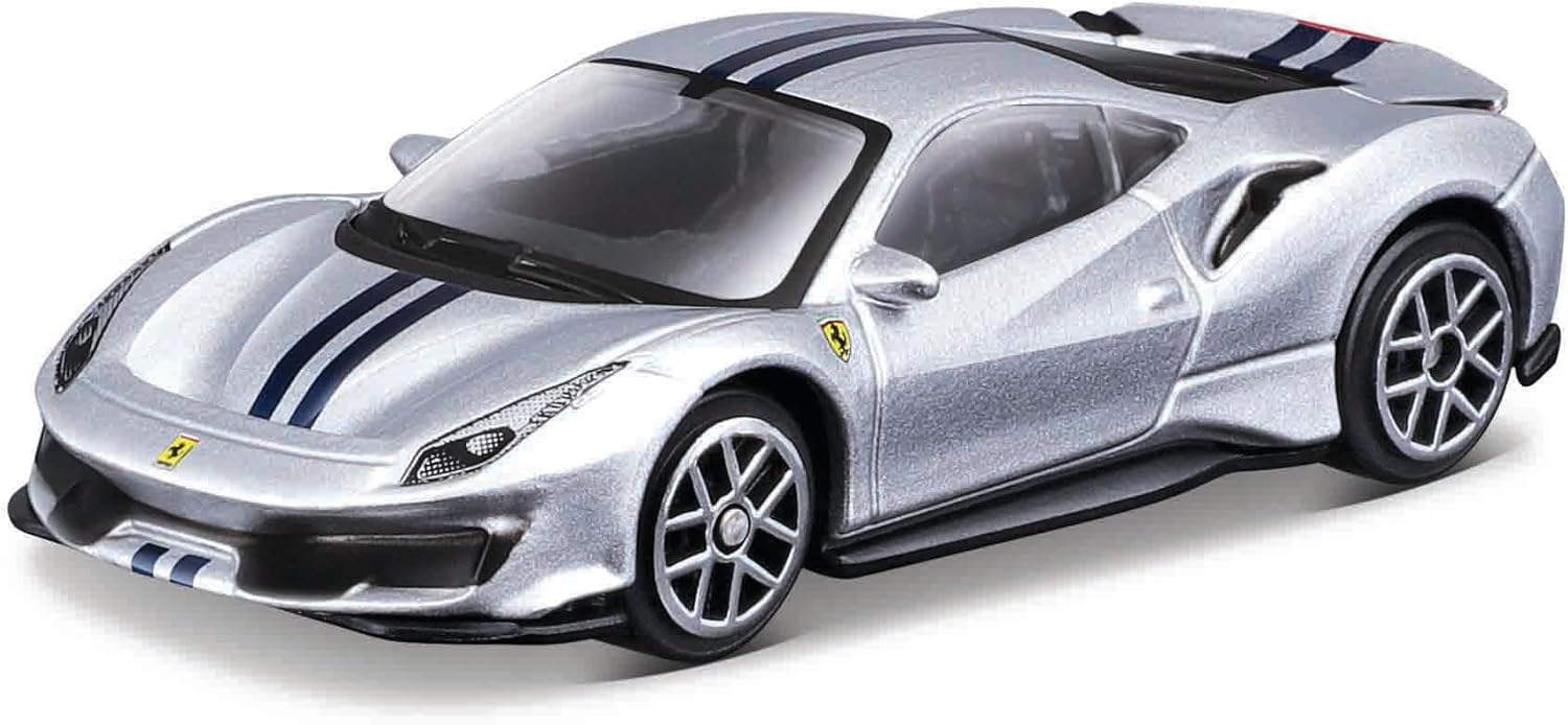 Bburago Official Ferrari 1:64 Scale Die-Cast Model Cars Gift Pack – Authentic 5-Piece Collectible Miniature Toy Vehicle Set for Kids & Adult Enthusiasts