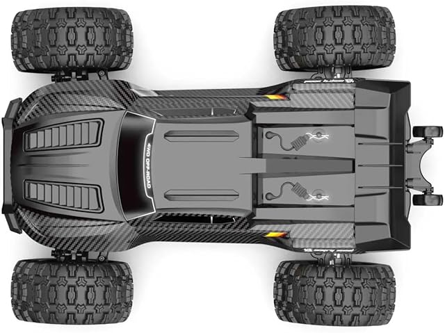 MyToys 4x4 Off Road Brushless RC Truck 12212 - 1/12 Scale High Speed RC Car for Adults, Fast 60 KM/H, Metal Drivetrain & Oil Shocks, 2.4GHz Remote Control Vehicle Toy Gift, Ready-to-Run with Battery
