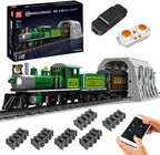 Mould King 12024 Technic Steam Locomotive – 1,212pcs App & Remote Control Train Set with Mountain Tunnel