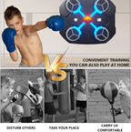 MYTOYS Kids Music Boxing Machine - Electronic Wall-Mounted Boxing Target with Bluetooth & Gloves (Ages 3+)