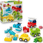 LEGO DUPLO Creative Vehicles 10474 – Montessori Learning Toy for 1+ Year Old Boys & Girls – Fine Motor Skills Development Vehicle Set (42 Bricks)