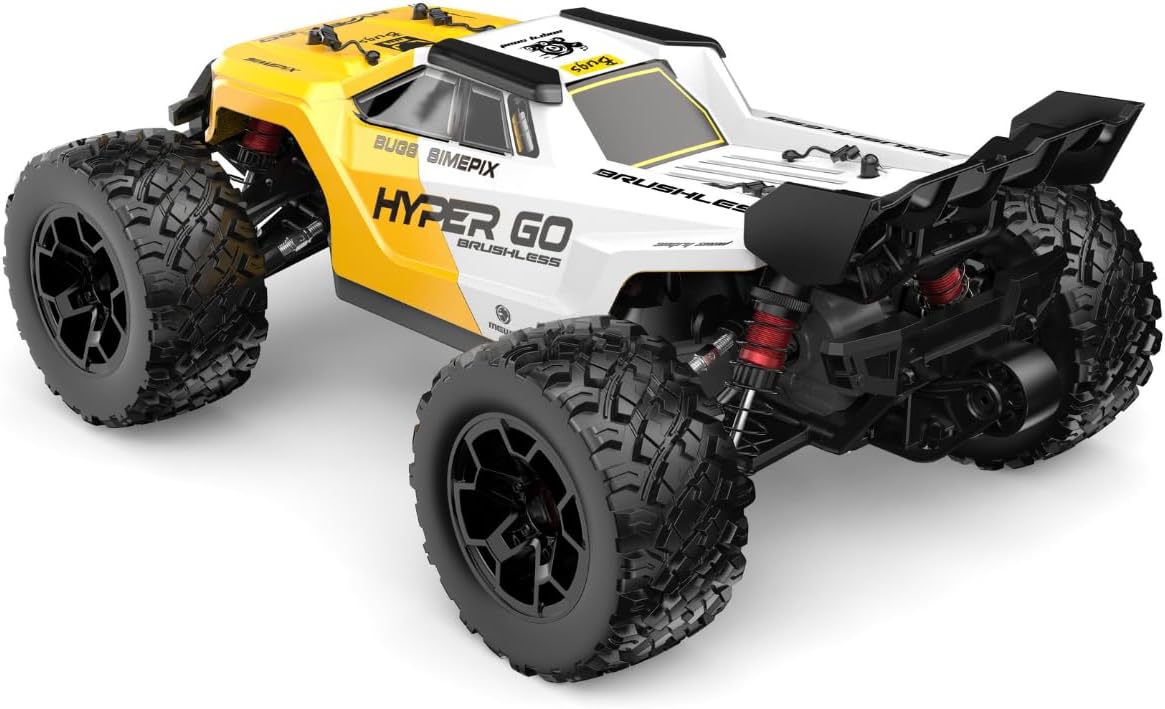 Mytoys MJX Hyper Go 14207 1/14 Scale 4WD Brushless RC Truck for Adults – High Speed 4x4 Remote Control Car up to 78 KM/H,