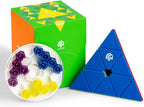 GAN Pyramid M Stickerless Triangle Speed Cube – Core Magnetic Positioning (36 Magnets, 64g)