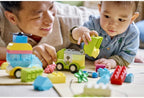 LEGO DUPLO Creative Vehicles 10474 – Montessori Learning Toy for 1+ Year Old Boys & Girls – Fine Motor Skills Development Vehicle Set (42 Bricks)