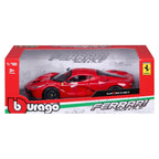 Bburago 1:18 Scale Ferrari LaFerrari Diecast Model Car – Red Signature Series (Model 18-16901)