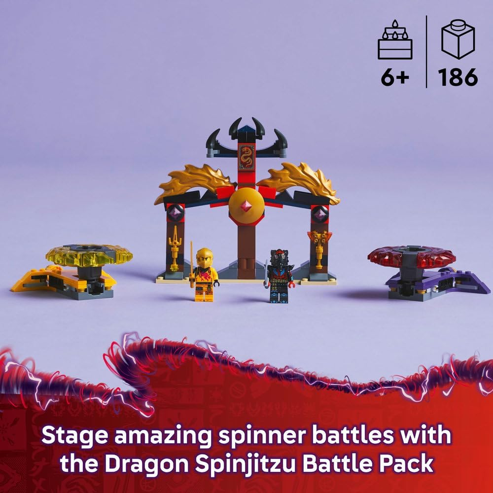 LEGO NINJAGO Dragon Spinjitzu Battle Pack 71826 Toy Building Set