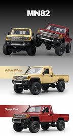 MN-82 1:12 RC Crawler  – 2.4GHz, 52° angles, 4WD Pickup Truck Remote Control Off-Road Car with Headlights