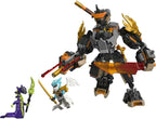 LEGO NINJAGO Dragons Rising: Cole’s Mission Mech vs. Acid Monster – 3-Minifigure Battle Set with Spring-Loaded Blaste