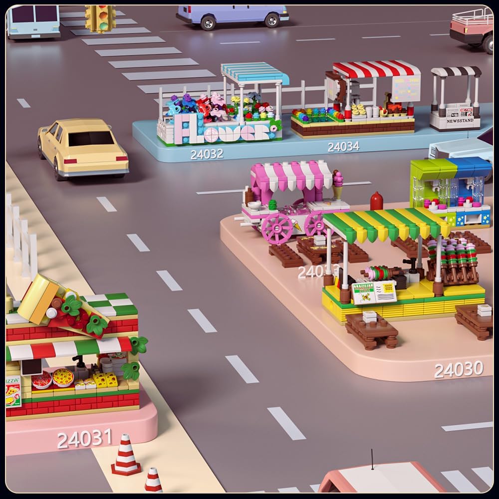 Mould King 24033 Ice Cream House & Claw Machine - DIY Modular Building Set (269 Pcs)