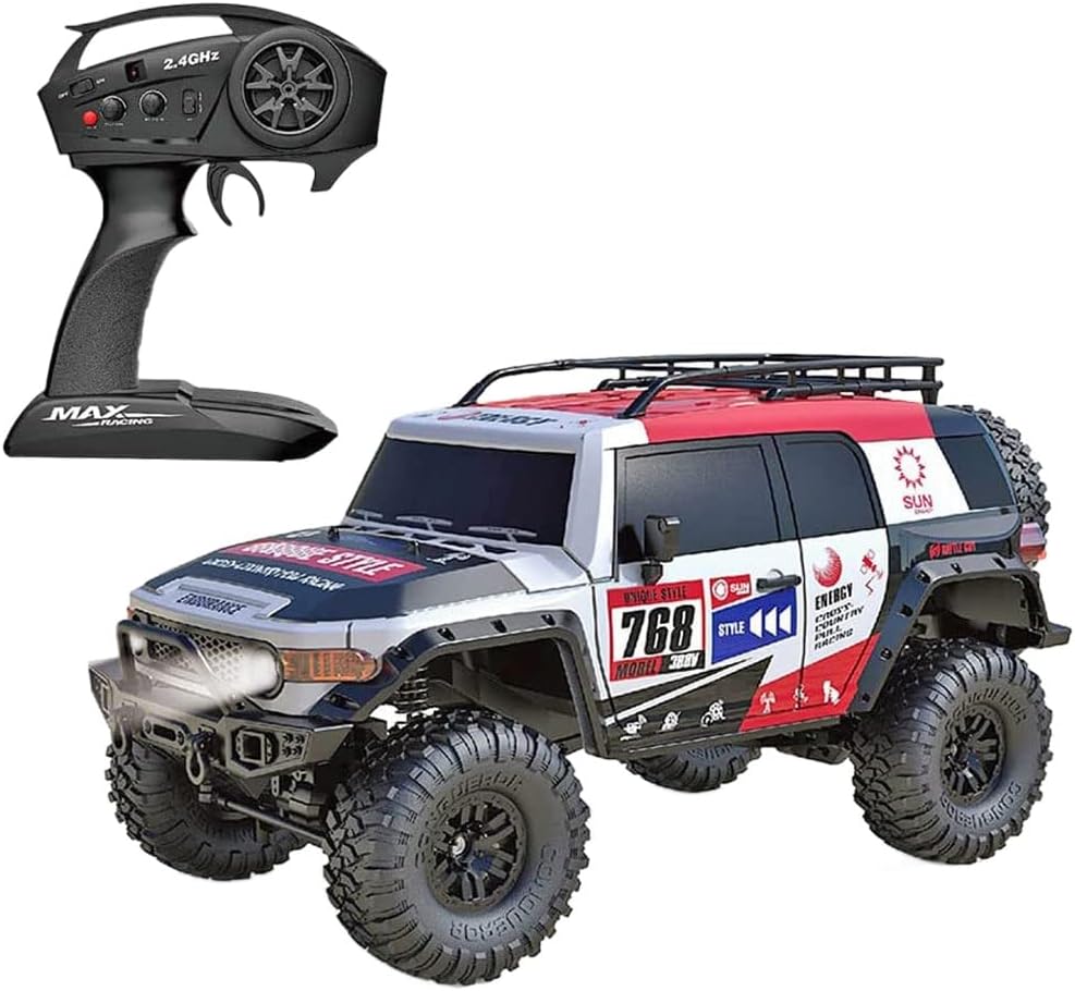 MY TOYS 1/10 Scale RC Crawler - 4WD Hobby Grade Offroad Rock Crawler (ABS Hard Shell & RTR)
