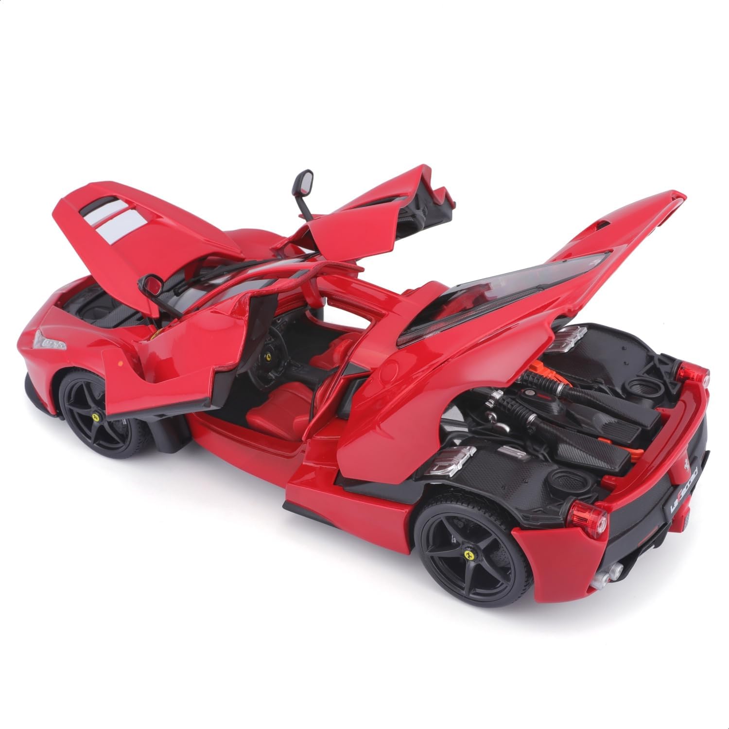 Bburago 1:18 Scale Ferrari LaFerrari Diecast Model Car – Red Signature Series (Model 18-16901)