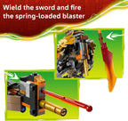 LEGO NINJAGO Dragons Rising: Cole’s Mission Mech vs. Acid Monster – 3-Minifigure Battle Set with Spring-Loaded Blaste