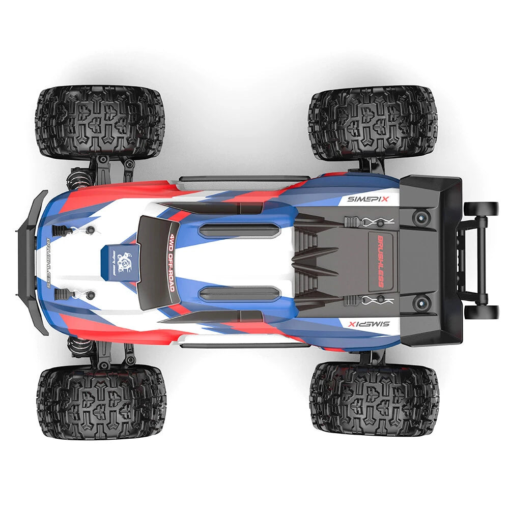 MYTOYS 16212 4WD Brushless RC Truck (1/16 Scale) – 45km/h High-Speed RTR Remote Control Car for Dirt, Gravel & Off-Road Bashing