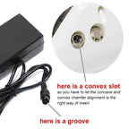 Mytoys 36V 2A Electric Drift Scooter & Hoverboard Charger | 3-Prong Inline Battery Power Supply Adapter