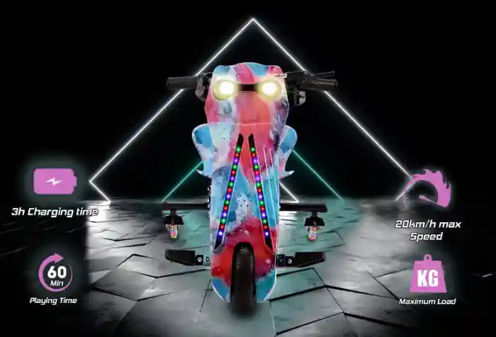 3-Wheel Electric Drift Scooter Multi Colors