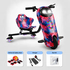 MT706 Drift Scooter – 3-Wheel, 20 km/h, 36V, Bluetooth Speaker, LED Lights & Safety Gear