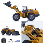 HUINA 1583 1/14 Scale RC Wheel Loader – 10-Channel Hobby-Grade Remote Control Construction Truck with Alloy Metal Cab & Bucket