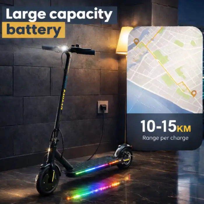 MT750 Foldable Electric Kick Scooter - 45 km/h High Speed, 350W Motor, 10-15 km Range - Lightweight & Portable