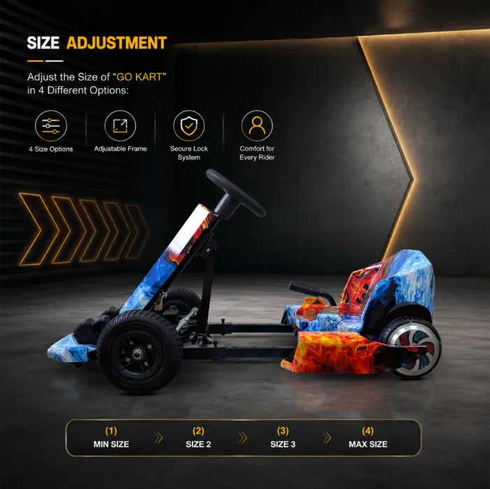 MYTOYS 407 Kids Electric Go-Kart – 350W Motor, 3-Speed Adjustment & 36V Battery