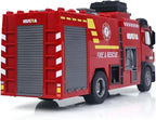 HuiNa 1/14 Scale 22CH RC Fire Truck with Working Water Spray Hose, Sound & Lights (CY1562 RTR)