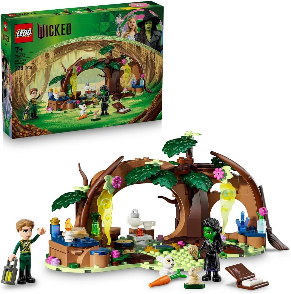 LEGO Wicked: Elphaba’s Retreat Movie-Inspired Building Set – 75687 Fantasy Toy for Girls & Boys