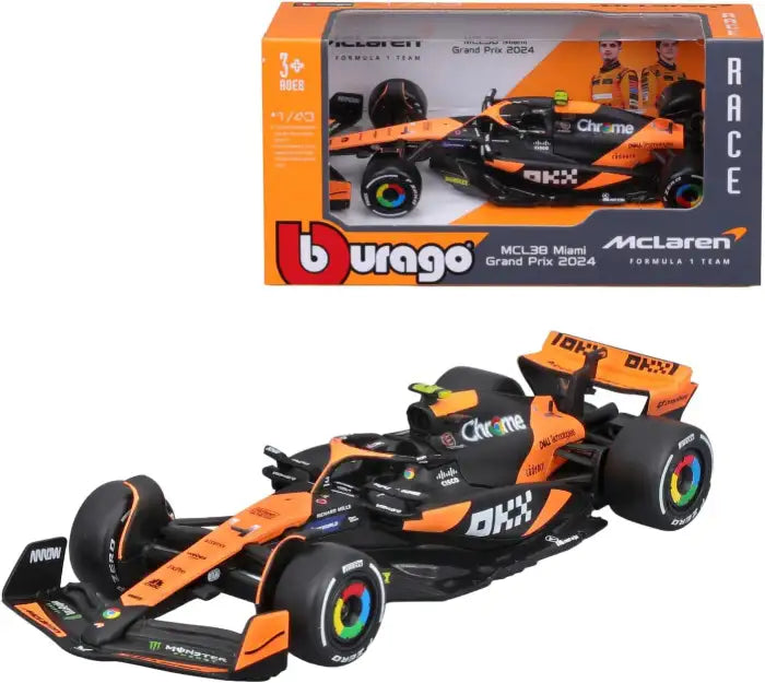 Bburago 1:43 Scale Formula 1 Diecast Model Car | F1 Racing Series Special Edition Collectible Miniature Miniature Car | Premium Injection Molded Metal & Plastic with Window Box Display