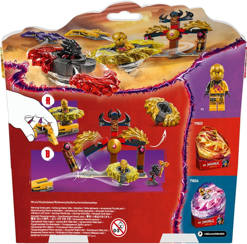 LEGO NINJAGO Dragon Spinjitzu Battle Pack 71826 Toy Building Set