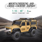 MYTOYS 1:10 Scale Large RC Rock Crawler – 4WD Off-Road Beast Climbing Truck, 15KM/H High Speed Remote Control Rally Car with LED Headlights, RTR Ready-to-Run All Terrain Monster Truck for Kids & Adults