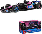 Bburago 1:43 Scale Formula 1 Diecast Model Car | F1 Racing Series Special Edition Collectible Miniature Miniature Car | Premium Injection Molded Metal & Plastic with Window Box Display
