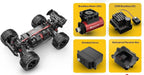 Mytoys MJX Hyper Go 14207 1/14 Scale 4WD Brushless RC Truck for Adults – High Speed 4x4 Remote Control Car up to 78 KM/H,