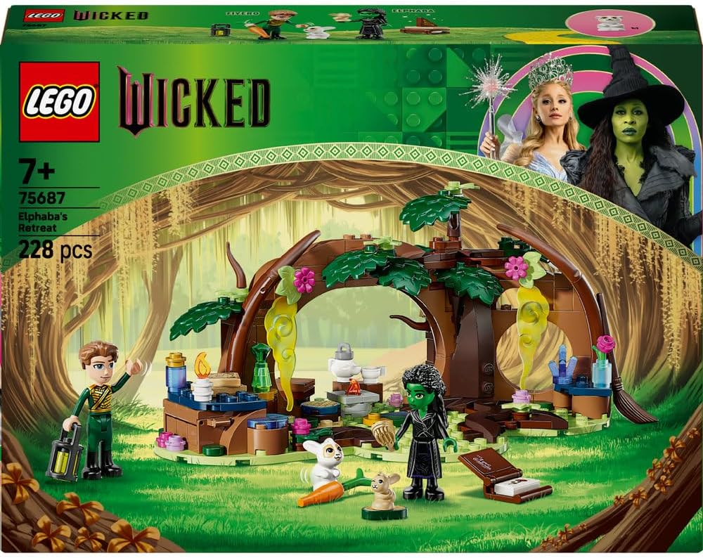 LEGO Wicked: Elphaba’s Retreat Movie-Inspired Building Set – 75687 Fantasy Toy for Girls & Boys