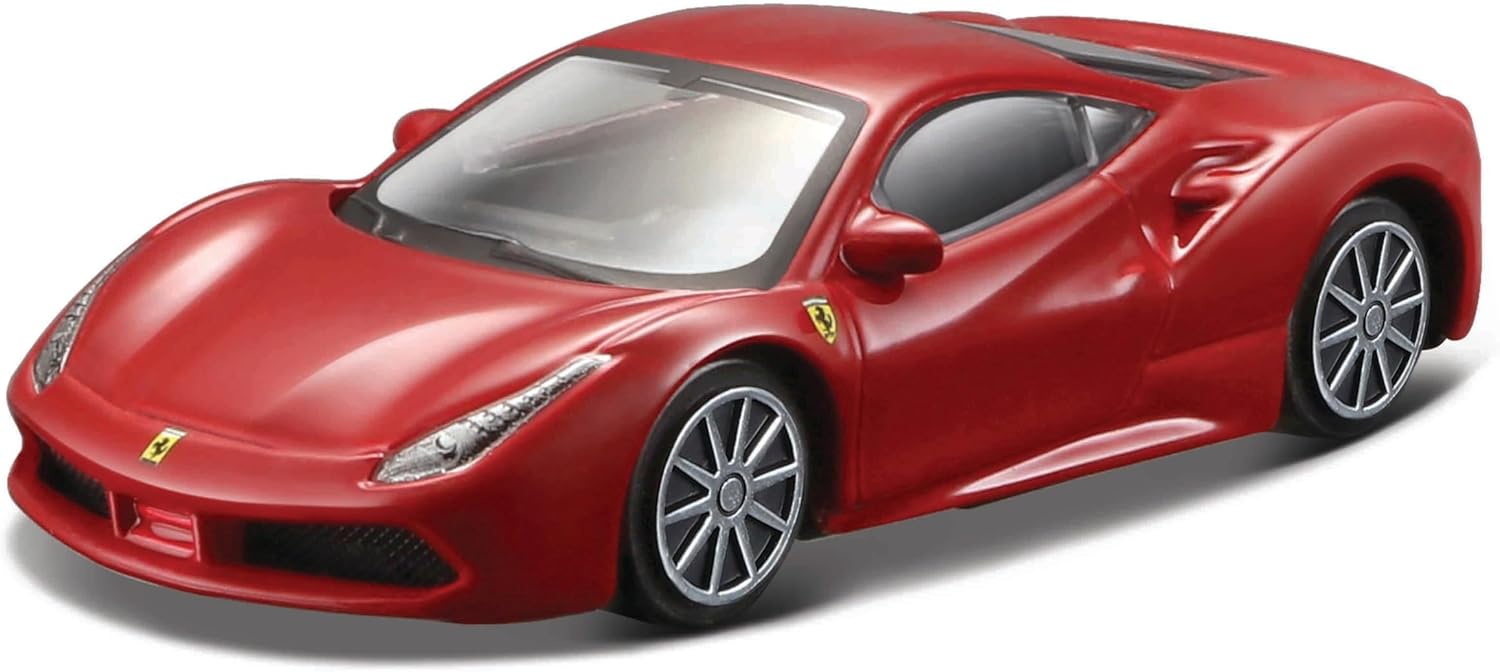 Bburago Official Ferrari 1:64 Scale Die-Cast Model Cars Gift Pack – Authentic 5-Piece Collectible Miniature Toy Vehicle Set for Kids & Adult Enthusiasts