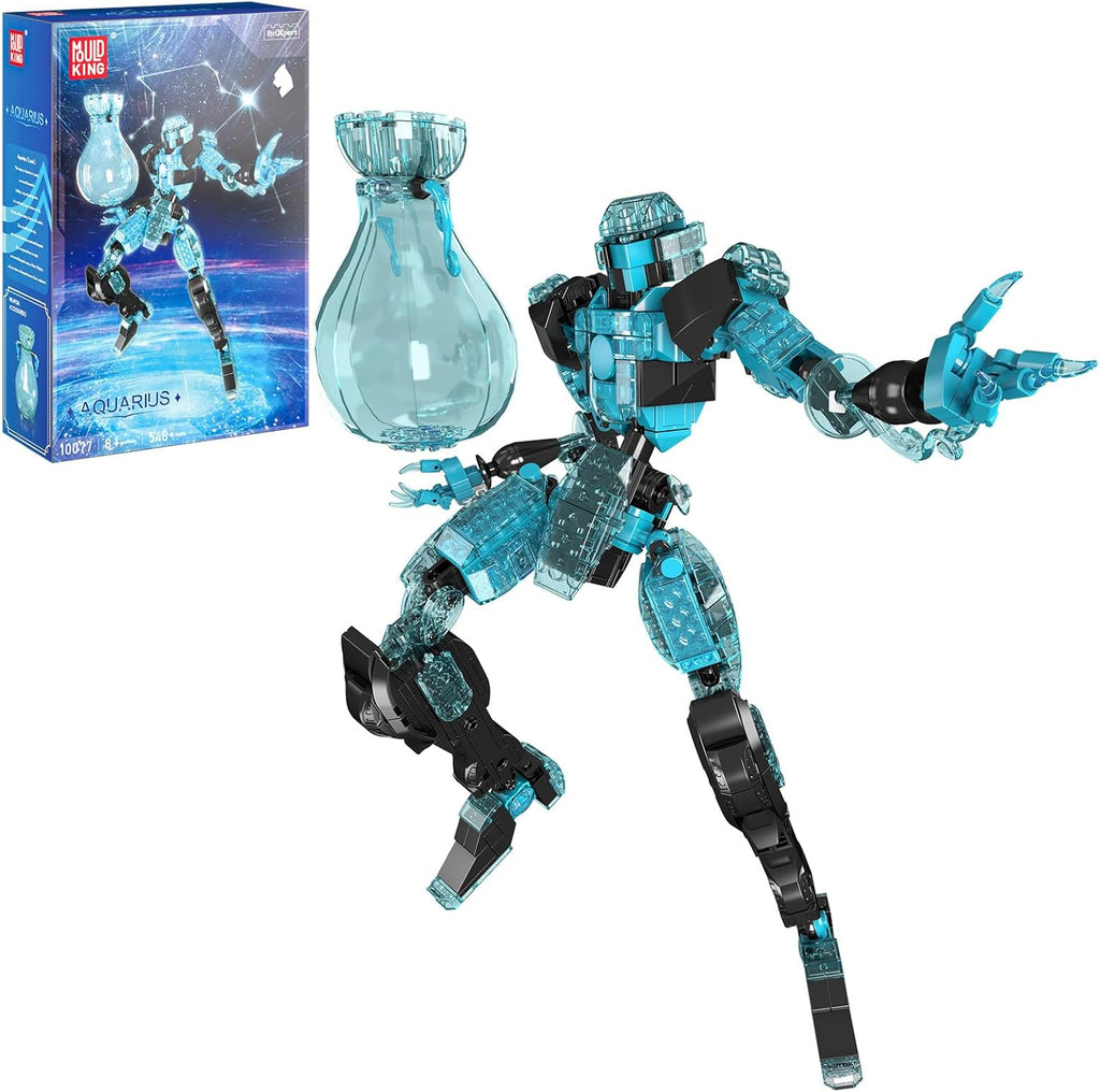 Mould King 10077 Twelve Constellations Mecha: Aquarius Crystal Warrior Building Set