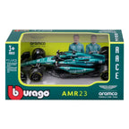 Bburago 1:43 Scale Formula 1 Diecast Model Car | F1 Racing Series Special Edition Collectible Miniature Miniature Car | Premium Injection Molded Metal & Plastic with Window Box Display