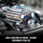 Mould King 10088 Technik V8 Motor – Motorized 535-Piece STEM Building Kit