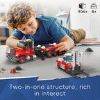 Mould King 24079 Remote Controlled 2-in-1 Forklift & Tow Truck Building Set
