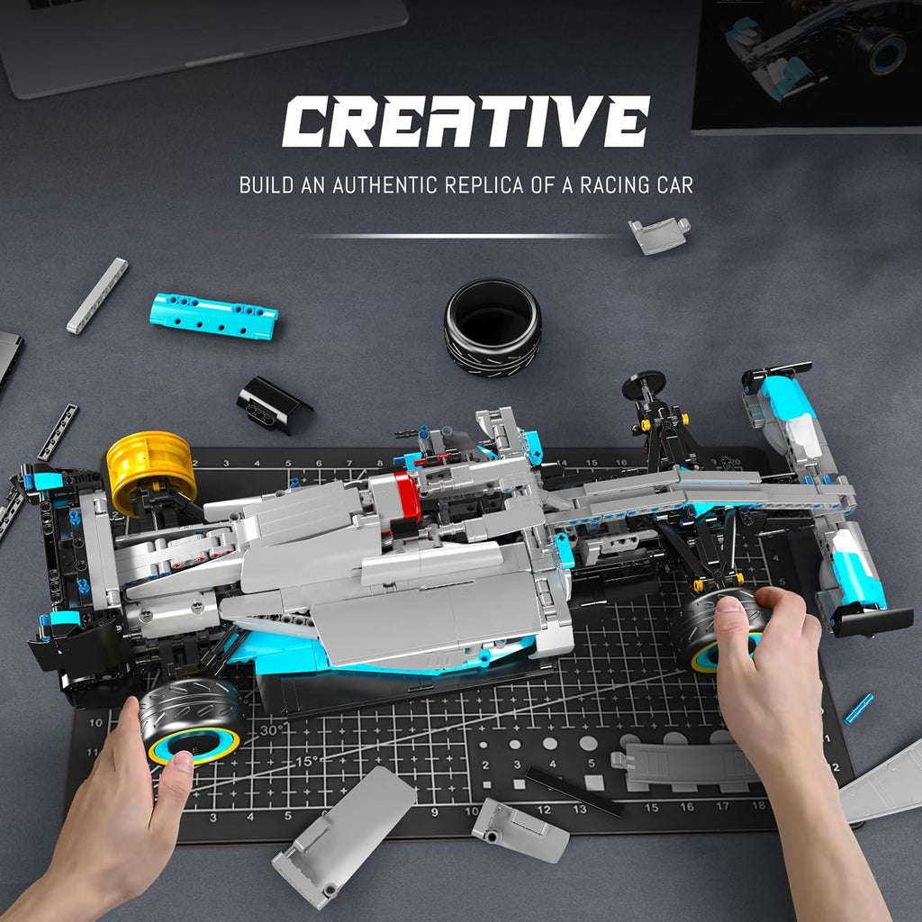 Mould King 13171 F1 Supercar Building Set | Remote Control Racing Car Model (1257+ Pieces)