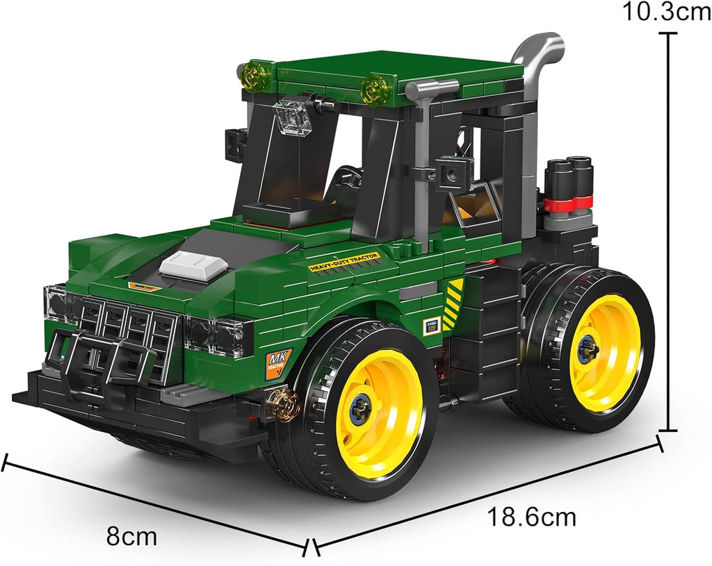 Mould King 24061 Mini World: Heavy-Duty Agricultural Tractor Building Set