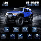 MY TOYS 1/10 Scale RC Crawler - 4WD Hobby Grade Offroad Rock Crawler (ABS Hard Shell & RTR)