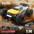 Mytoys MJX Hyper Go 14207 1/14 Scale 4WD Brushless RC Truck for Adults – High Speed 4x4 Remote Control Car up to 78 KM/H,