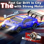 MY TOYS 1:16 Scale 4WD High-Speed RC Drift Car with LED Lights & Accessories