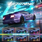 Mytoys™ Lightning 1/43 Scale Mini RC Drift Car – 4WD Metal Chassis & LED Underglow (RTR)