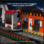 Mould King 16052 Urban Railcar – 1488pcs Remote-Controlled Electric Train Building Set