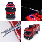 HuiNa 1/14 Scale 22CH RC Fire Truck with Working Water Spray Hose, Sound & Lights (CY1562 RTR)