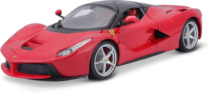 Bburago 1:18 Scale Ferrari LaFerrari Diecast Model Car – Red Signature Series (Model 18-16901)