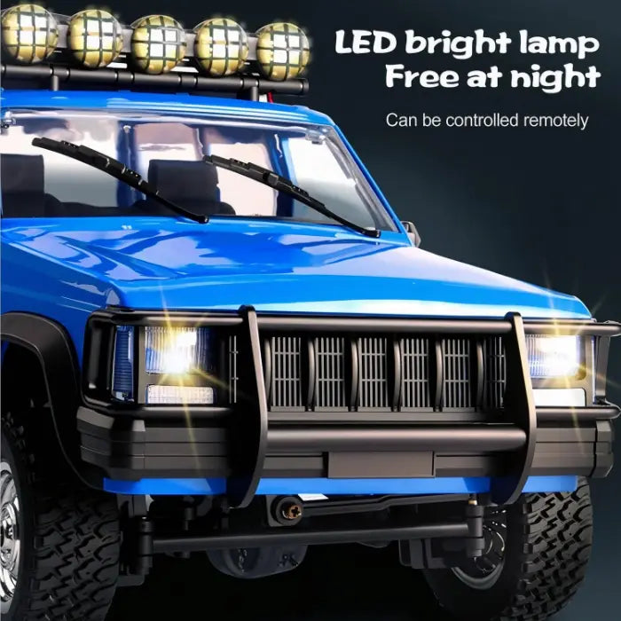 MN78 1/12 Scale 4WD RC Rock Crawler, Cherokee Off-Road Remote Control SUV Truck with 2.4GHz Proportional Control & LED Light System
