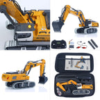 Mytoys 1/50 RC Excavator K970 Metal Engineering Digger Toy with Remote Control, Lights, and Soun