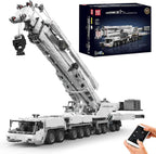 Mould King 17007 RC Liebherr LTM 11200 Technic Crane | 8506 Pcs Flagship Building Kit | 160cm Height 20-Motor Remote Control Heavy Truck