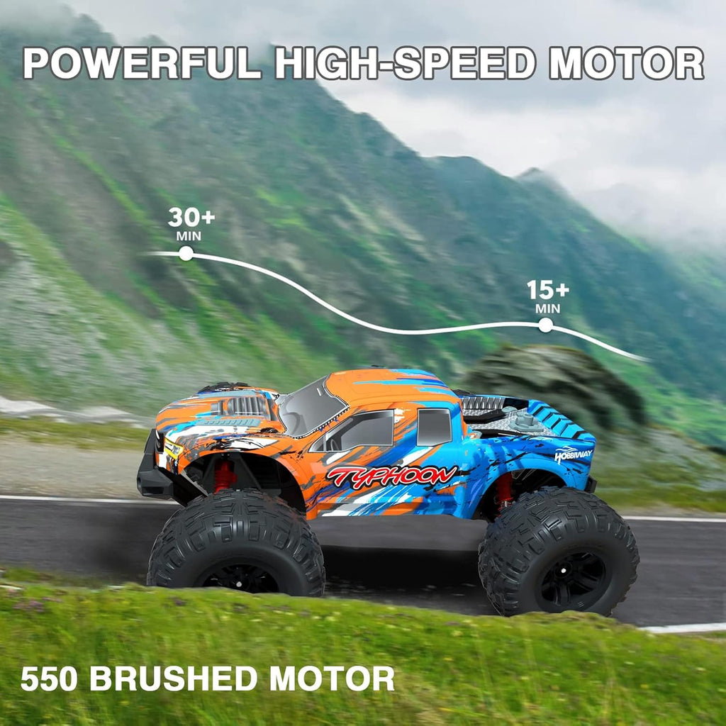 MYTOYS Hobbiway Typhon MT660 1/10 4WD RTR High Speed RC Monster Truck With Off-Road Tires